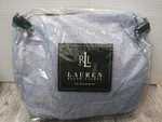 Vtg. Ralph Lauren Chambray Denim Blue, (1) Twin Bed-skirt Made U.s.a.). Fixed Price $79.98.