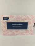 Tommy Bahama King Size Cotton Percale Sheet Set Pink White Tropical Palm Trees. Fixed Price $160.94.