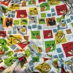 Angry Birds Twin Flat Bed Sheet Vintage Jay Franco. Fixed Price $9.74.