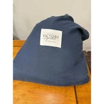 Victory Symbol 100% French Linen Twin Sheet Set Navy Blue 3 Piece Bedding. Fixed Price $99.00.