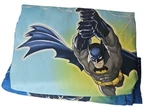 Batman Twin Sheet Set Dc Comics Blue Flat Fitted Stretched Out Elastic 2013. Fixed Price $16.00.