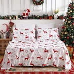 Christmas Queen, 100% Cotton Flannel Holiday Bed Set, Deep Pocke.... Fixed Price $75.77.