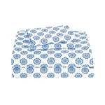4-PIECE Bed Set 100% Cotton Flat Fitted Queen Deep Pocket. Fixed Price $36.00.