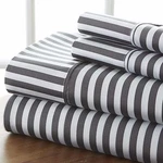 Kaycie Gray Fashion Collection Premium 4 Piece Sheet Set Beautiful Ribbon Design. Fixed Price $59.99.