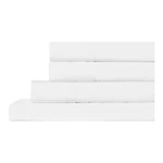 Columbia Breathable Cotton Percale 4 Piece King Size Sheet Set Color Options. Fixed Price $55.63.