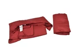 Mr&hm Twin Extra Long Sheet Set Red 30% Bamboo Viscose Polyester Deep Fitted. Fixed Price $19.99.