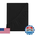 Royale Linens 400 Thread Count 100% American Grown Cotton Fitted Sheet Queen Siz. Fixed Price $52.80.