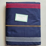 4PC Sonia Rykiel Rue Garanciere Nuit Queen Sheet Set Navy Yellow Embroidered. Fixed Price $249.99.