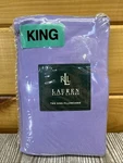 Vtg New Ralph Lauren Set Two King Pillowcases 250 Tc - Orchid Lt Purple Lilac. Fixed Price $31.00.