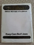 1970S Single Bed Sheet -old Vintage Deadstock Easy Care Linen British Made. Fixed Price $14.85.