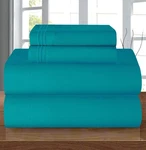 Elegant Comfort Luxury 1500 Premium Hotel Quality Microfiber Queen, Turquoise. Fixed Price $33.45.