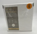 New Rest Retreat 4 Piece Sheet Set Solid 1000 Thread Count White Size Queen. Fixed Price $74.99.