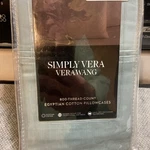 Simply Vera Wang 800 Thread Egyptian Ct King Pillowcase Set Slate Blue New. Fixed Price $29.99.