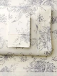 Melange Home 190355 Grey Toile Queen Sheet Set. Fixed Price $105.07.