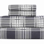 Kathy Ireland Home 100% Turkish Cotton Flannel Sheet Set Size Queen - Plaid. Fixed Price $109.63.