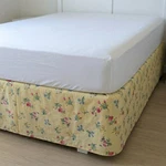 Vintage Springs Full Bed Skirt Yellow Floral Cottagcore Shabby Chic Dust Ruffle. Fixed Price $25.00.