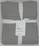 Pottery Barn 400 Tc Classic Organic Percale King Sheet Set Gray Mist. Fixed Price $125.50.