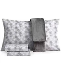 Jessica Sanders Holiday Microfiber 5-PC. Queen Sheet Set Throw Bundle. Fixed Price $15.00.