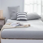 100% Jersey Knit Cotton Fitted Sheet Set, Tshirt Feel, Extra Deep Pocket, -fr.... Fixed Price $45.41.