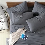 Swift Home Ultra-soft Brushed Microfiber 6-PIECE Bed Sheet Queen, Grey. Fixed Price $33.23.