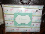 Nip Whimsical Collection Flamingo Bike Ride Pink Polyester Twin Sheet Set 3PC. Fixed Price $28.19.