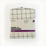 Twin / Xl Microfiber 3 Piece Sheet Set Off White Blue Plaid Room Essentials. Fixed Price $14.99.