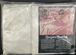Whisper Soft Mills Super Satin Celanese Arnel White Sheet Set Full 81X97 Vtg. Fixed Price $19.99.