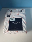 Nautica Home Pink Flamingo Christmas Full Size Sheet Set White Holiday Lights. Fixed Price $35.00.