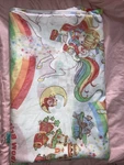 Read Description The Bibb Co. Rainbow Brite 1980S Vintage Flat Sheet Only. Fixed Price $32.00.