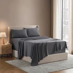 Nestl Queen Bed Sheet Set Dark Grey Instantly Soft Microfiber, No Break-in W. Fixed Price $38.61.