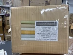 Queen Sheet Set 700 Manhattan Collection Gold Pin Stripe Brand New Beautiful. Fixed Price $49.95.