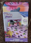 Trolls Band Together 3PC Twin Sheet Set! 1 Fitted, Flat & Pillow Case!. Fixed Price $19.99.