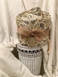 Vintage Ralph Lauren Marrakech Rug Gold Cream Comforter Cover Twin Cotton Sateen. Fixed Price $200.00.