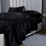 7PCS Soft Satin Set Faux Silk Bedding Long Pillowcase Deep Pocket. Fixed Price $15.19.