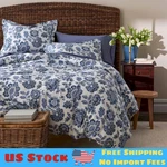 Floral Indigo Garden Classic Cool Cotton Percale Bed Sheet Set - Blue. Fixed Price $45.13.