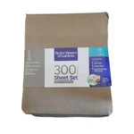 Better Homes & Gardens 300 Count 100% Cotton Sateen Sheet Set Twin Brownstone. Fixed Price $21.39.