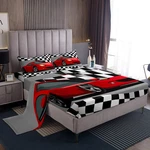 Feelyou Sports Car Bedding Set For Kids Boys Girls Teens - Racing Sheet. Fixed Price $75.83.