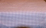 Ralph Lauren Lrl Classic Gingham Purple & White Queen Flat Sheet 92" X 99". Fixed Price $49.99.