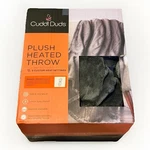 Cuddl Duds Plush Heated Throw Electric Blanket 50X60 Gray Kohls Remote Control. Fixed Price $37.81.