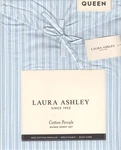 Laura Ashley Queen Sheet Set Bedford Skinny Stripe Blue 4PC Cottage Farmhouse. Fixed Price $74.69.