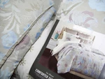 Martha Stewart Faded Floral Queen Comforter Sheet Set Sham Pillow Throw 14. Fixed Price $82.00.
