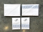 Italian 500 Tc King Sheet Set 4 Pc 100% Cotton Pioneer Home/yacht Linens $1602. Fixed Price $425.00.