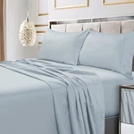 Tribeca Living Bed Set Soft Egyptian Cotton Sateen Solid And. Fixed Price $113.55.