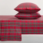 Pottery Barn Stewart Plaid Flannel Sheet Set Multi Full. Fixed Price $81.89.