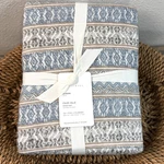 Pottery Barn Fair Isle Organic Cotton Sheet Set Queen Blue Multi Soft Flannel. Fixed Price $129.00.