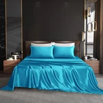 Na Hommxjf Satin Sheets Cooling Twin Size Set Silky , 3 .... Fixed Price $32.99.