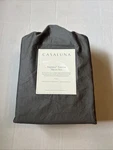 Full 500 Thread Count Washed Supima Sateen Solid Sheet Set Dark Gray -casaluna. Fixed Price $32.00.