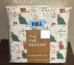 Tis The Season 4 Pc Christmas Cats Full Sheet Set New Holiday. Fixed Price $39.99.