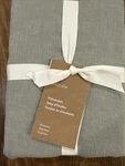West Elm European Flax Linen Standard Pillowcases - Celadon Melange Set Of Two. Fixed Price $45.00.