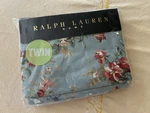 Nos Vintage Ralph Lauren Yvette Blue Floral Twin Fitted Sheet Cottage Chic. Fixed Price $129.99.